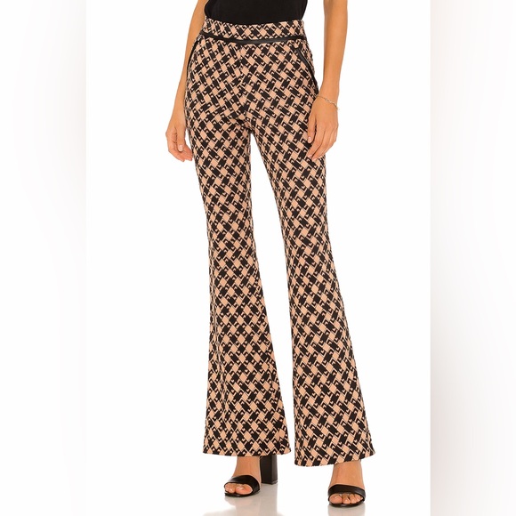 Anthropologie Pants - Maeve Anthropologie Printed Flare Pants Size 2 Boho Geometric